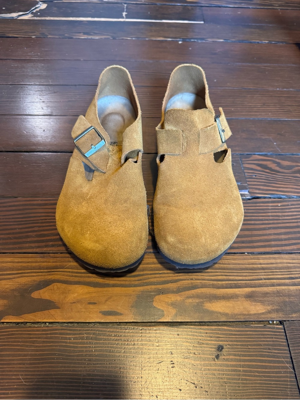 Birkenstock London Suede Tan EU41 (US8-81/2)